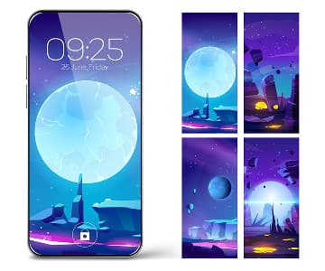 image screen illustrations